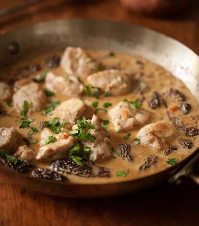 16 Mars : Blanquette de Veau aux Morilles, légumes gourmands du moment