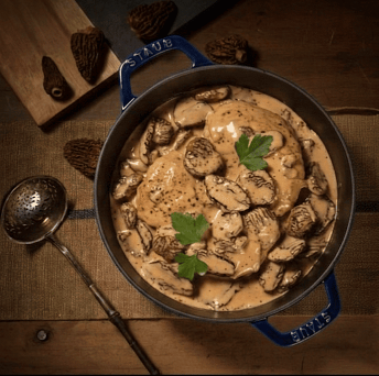 2 Avril : Plat signature FOOD&FLO Le Poulet Aux Morilles