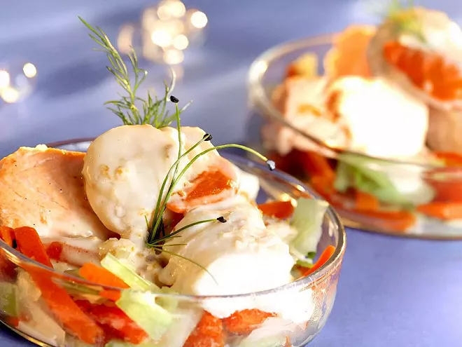 19 Déc : Joue de Sandre au vin Jaune, Légumes gourmands d’hiver