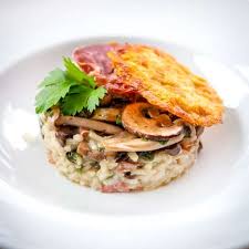 18 Oct : Risotto crémeux aux pleurotes, parmesan et Coppa